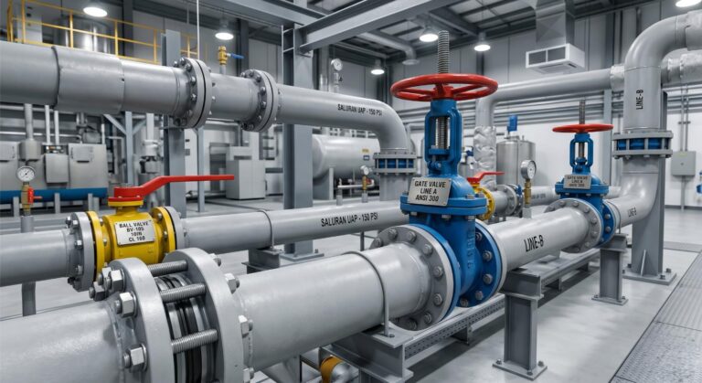 Peran Valve dan Flange dalam Sistem Piping Industri